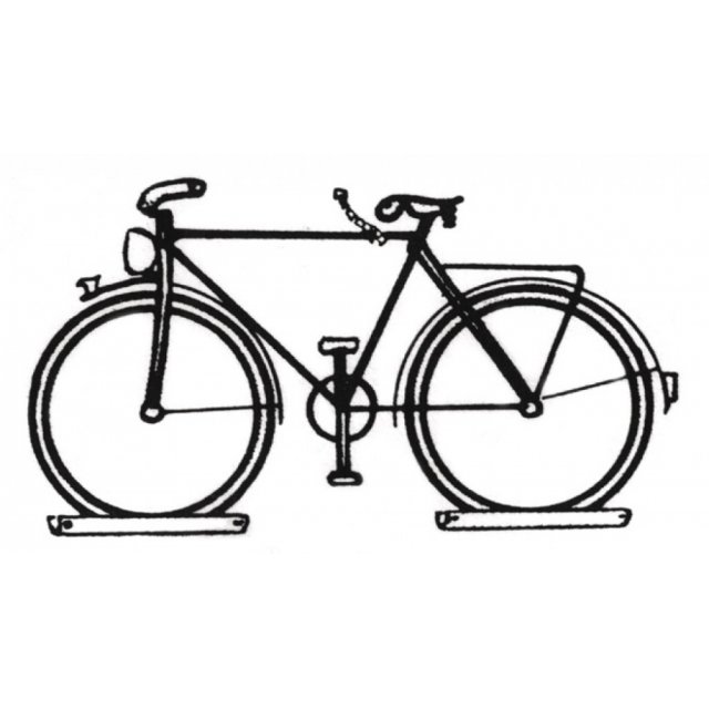 schwarz Fahrrad einstellb Hebie Fahrradständer mobil Turrix Kunststoff univers 