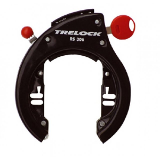 Rahmenschloss Trelock Direktmontage RS 306 AZ schwarz abziehbarer Schlüssel