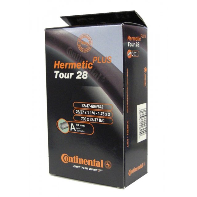 Continental - Schlauch Conti Tour 28 Hermetic Plus 27/28x1 1/4-1.75Zoll 32/47-622/635 AV 40mm