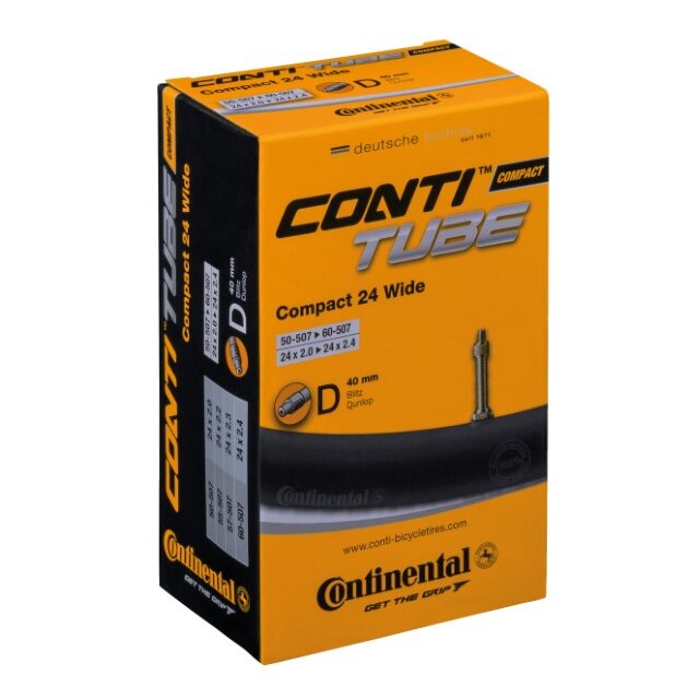 Continental - Schlauch Conti Compact 24 wide 24x1.90/2.125Zoll 50/60-507 DV 40mm