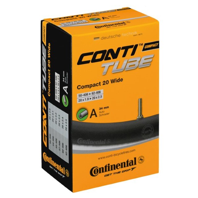 Continental - Schlauch Conti Compact 20 wide 20x1.90/2.125Zoll 50/62-406 AV