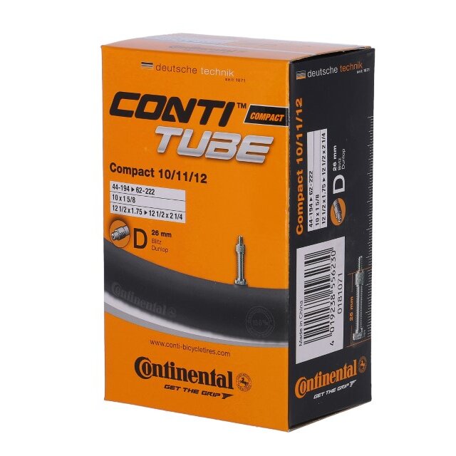 Continental - Schlauch Conti Compact 12 12 1/2x1.75/2 1/4Zoll 44/62-194/222 DV