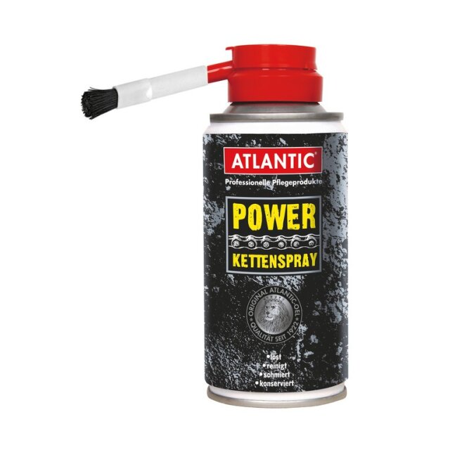 ATLANTIC - Power-Kettenspray Atlantic 150ml, Sprühdose mit Pinselaufsatz