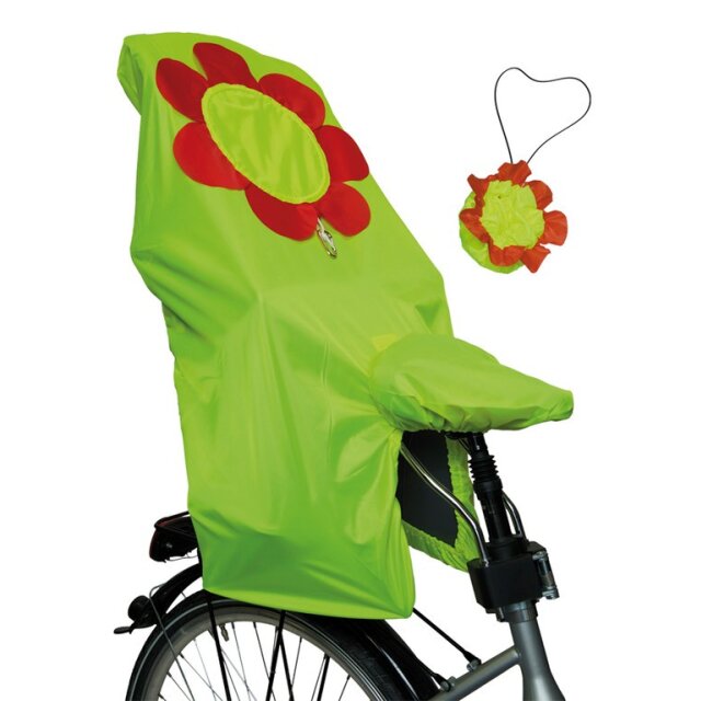 Diverse - Regenschutz Kindersitz Lucky Cape Quick Motiv Flower, gelb