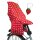 Lunari - Regenschutz Kindersitz Lucky Cape Quick Motiv Berry, rot