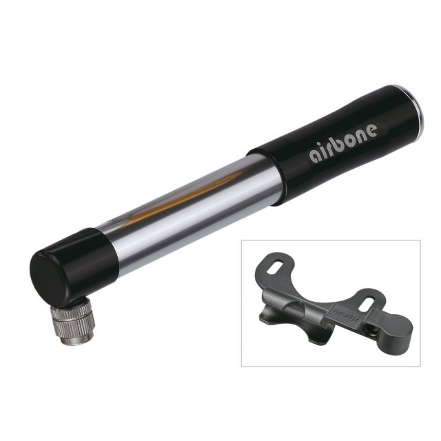 Airbone Minipumpe Airbone ZT-505 AV, 185mm, schwarz inkl. Halter