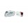 Trelock - Akku-LED-Leuchten Set Trelock I-go Eco LS 360/ 720 weiß mit Halter