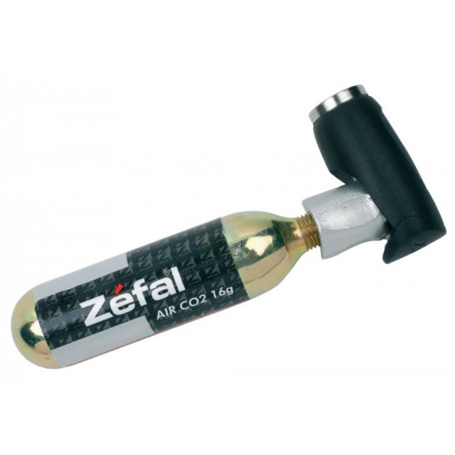 Kartuschenpumpe Zefal EZ Push 45mm/ 1,8Zoll, schwarz/silber AV/DV/SV