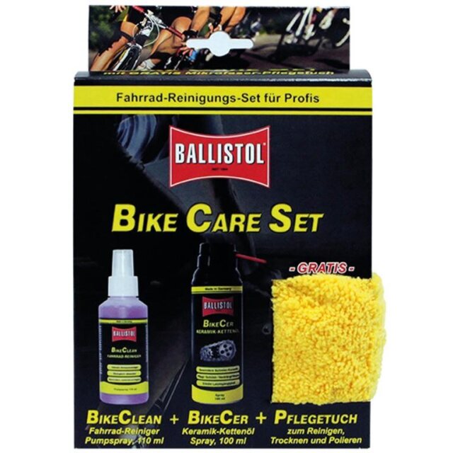 Ballistol - Bike Care Set Ballistol 1xBikeClean 110ml+1xBikeCer 100ml+Tuch