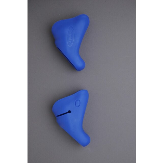 Hüdz Brems-/Schalthebel Griffgummis blau, für Campagnolo Ergo V2