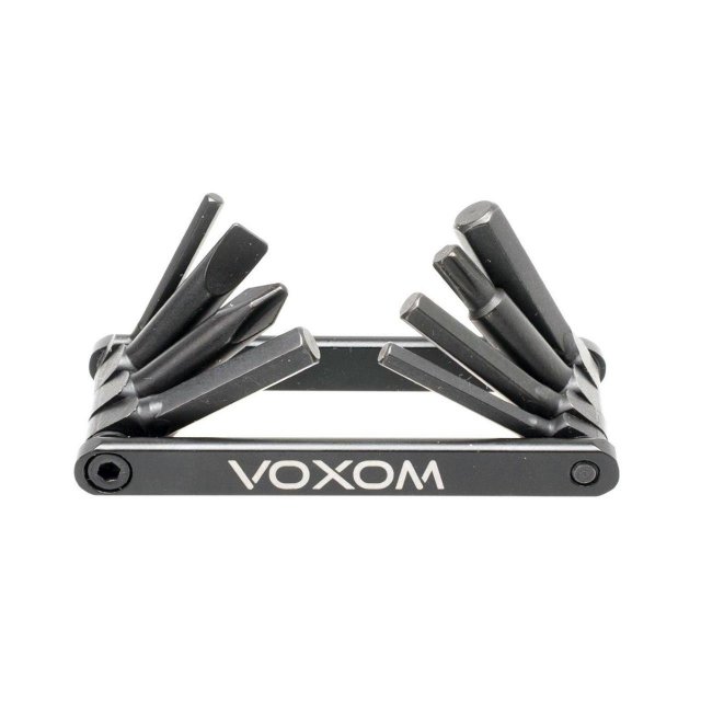 Voxom Multifunktionswerkzeug WKl7 schwarz, 8 Funktionen