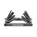 Voxom Multifunktionswerkzeug WKl7 schwarz 8 Funktionen