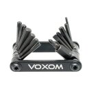 Voxom Multifunktionswerkzeug WKl8 schwarz, 14 Funktionen