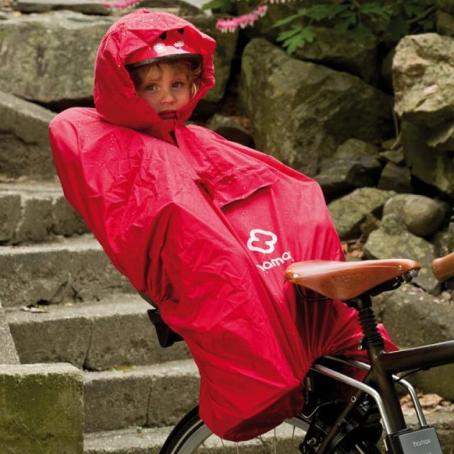 Hamax - Regenponcho Hamax für das Kind im Sitz rot