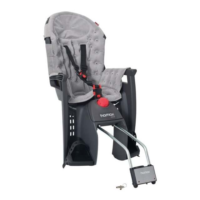 Hamax - Kindersitz Hamax Siesta Premium grau/hellgrau, Befestigung Rahmenrohr