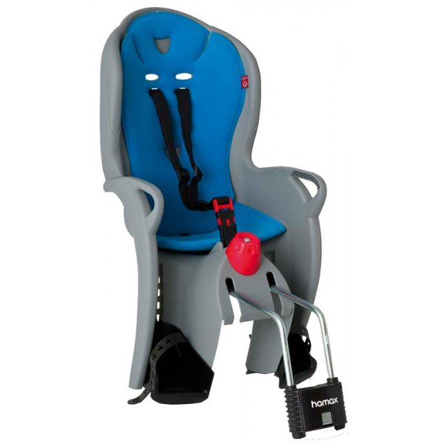 Hamax - Kindersitz Hamax Sleepy grau/hellblau Befestigung Rahmenrohr