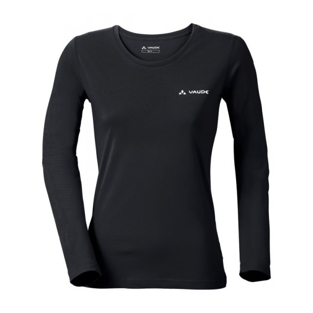 Vaude Womens Brand LS Shirt black Größe 42