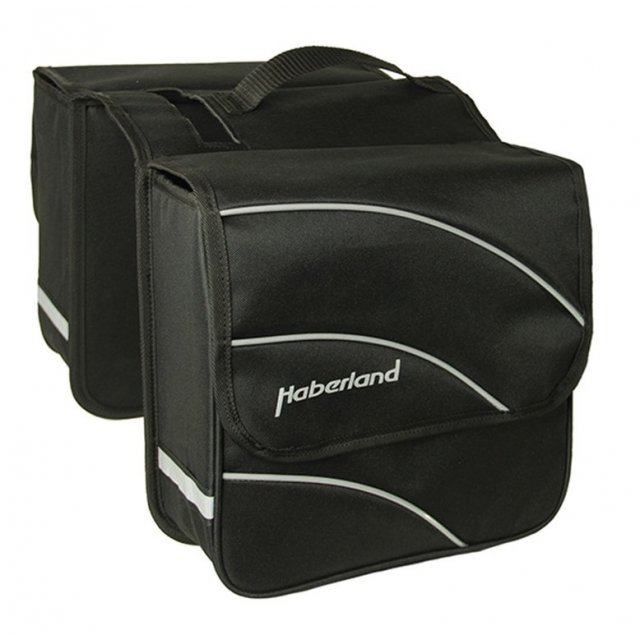 Haberland - Doppeltasche Haberland Kim M 24Zoll schwarz, 28x28x11cm, 18 ltr