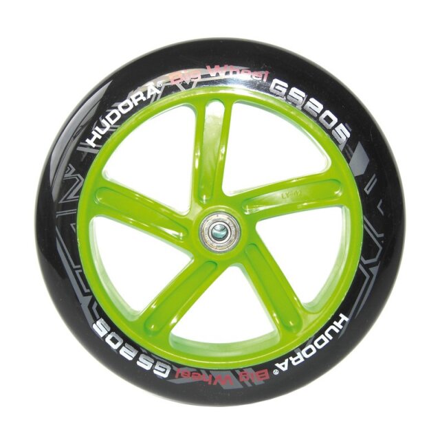 Hudora - PU-Rolle Hudora Big Wheel per Stück 205 mm Ø grün f.Mod.14695/01
