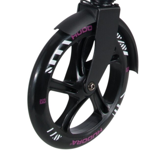 Hudora - PU-Rolle Hudora Big Wheel Bold per Paar 205 mm Ø schwarz/purple f.Mod.14258