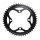 Kettenblatt E-Bike f.Bosch Motor Gen1 2014,schwarz,48 Zähne,Alu, S-Pedelec