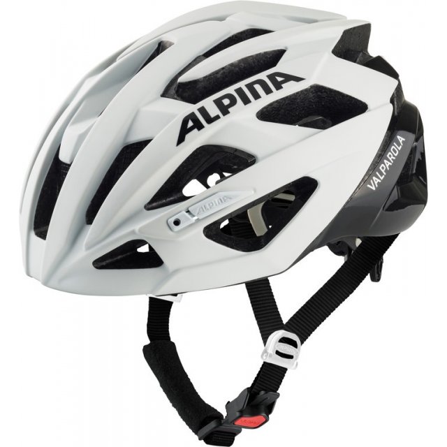 Alpina - Fahrradhelm Alpina Valparola white-black Gr.51-56cm