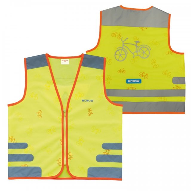 Wowow - Sicherheitsweste Wowow Nutty Jacket für Kinder gelb mit Refl.-Streifen Gr.XS