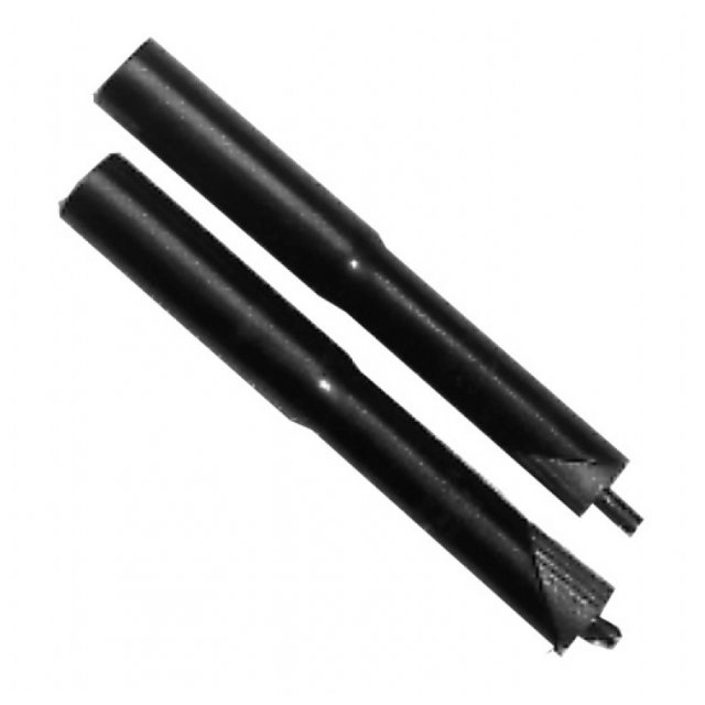 Diverse - Vorbauverlängerung 22,2mm 1Zoll Stahl, schwarz, verlängert bis zu 10cm