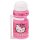 Diverse - Trinkflasche Hello Kitty 300ml, mit Halter, pink, Kappe weiß