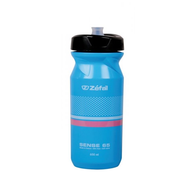 Zefal - Trinkflasche Zefal Sense M65 650ml/22oz Höhe 193mm cyan bl(pink/weiß)