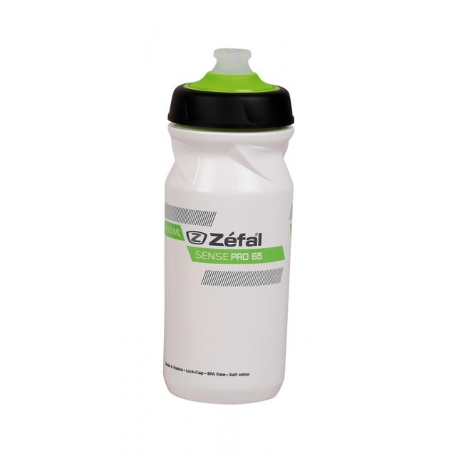 Zefal - Trinkflasche Sense Pro 65 650ml/22oz Höhe 193mm weiß(grün/schwarz)