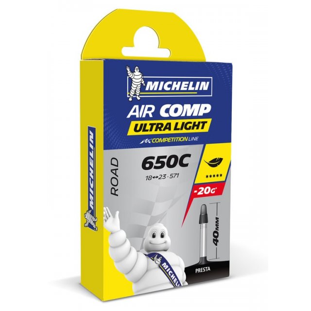 MICHELIN - Schlauch Michelin A1 Aircomp Ultralight 28Zoll 18/25-622, SV 52 mm