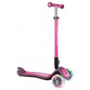 Sk8teforyou - Scooter Globber Elite Lights Deluxe pink...