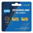KMC - Missinglink KMC 10R Ti-N Gold 2 Stück, f....