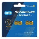 KMC - Missinglink KMC 9R Ti-N Gold 2 Stück f. Ketten...
