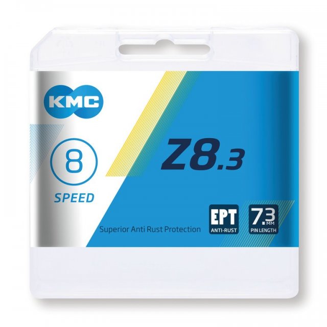 KMC - Schaltungskette KMC Z8 EPT Anti-Rost 1/2Zoll x 3/32Zoll, 114 Glieder, 7,3mm, 8-fach