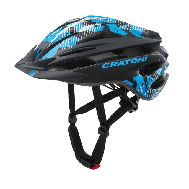 Cratoni - Fahrradhelm Cratoni Pacer (MTB) Gr. S/M (54-58cm) schwarz/blau matt