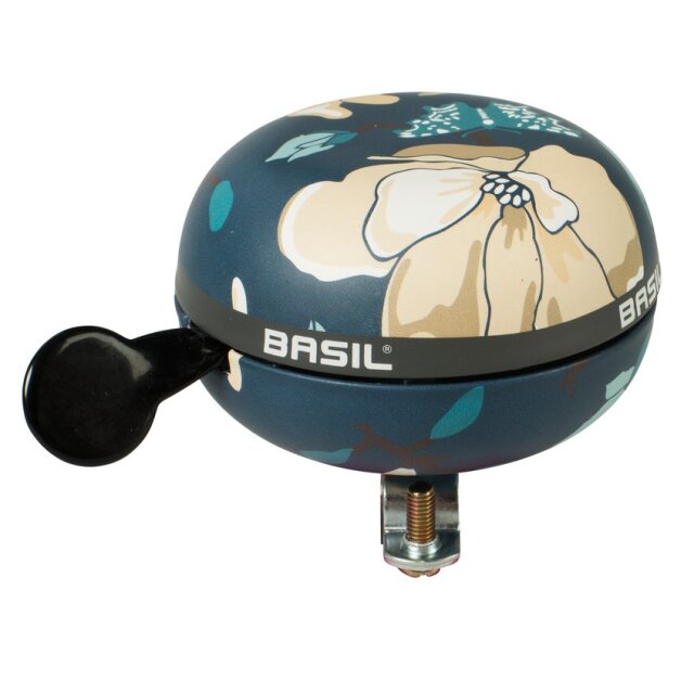 Basil - Ding-Dong Glocke Basil Magnolia teal blue, Ø 80mm, SB-Karte