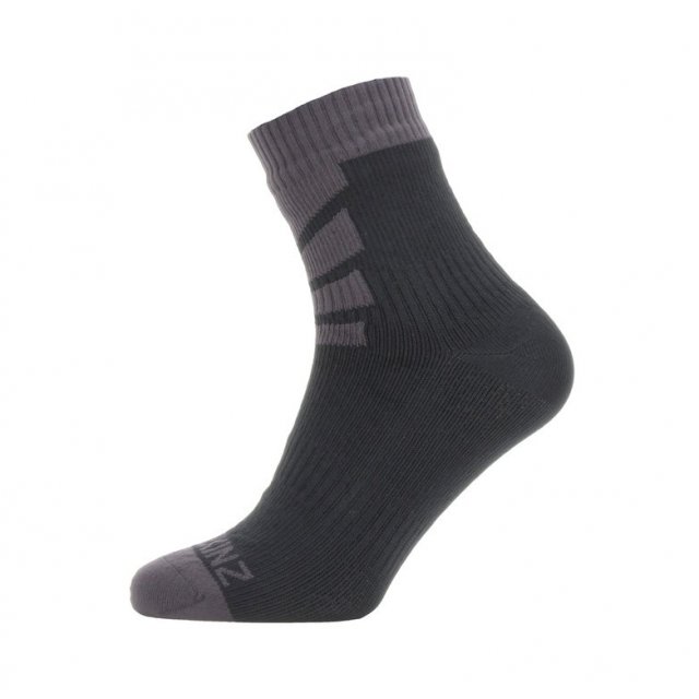 SealSkin - Socken SealSkinz Warm Weather Ankle Gr.M (39-42) schwarz/grau wasserdicht