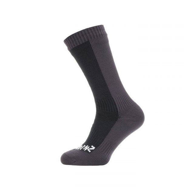 SealSkin - Socken SealSkinz Cold Weather Mid Gr.L (43-46) schwarz/grau