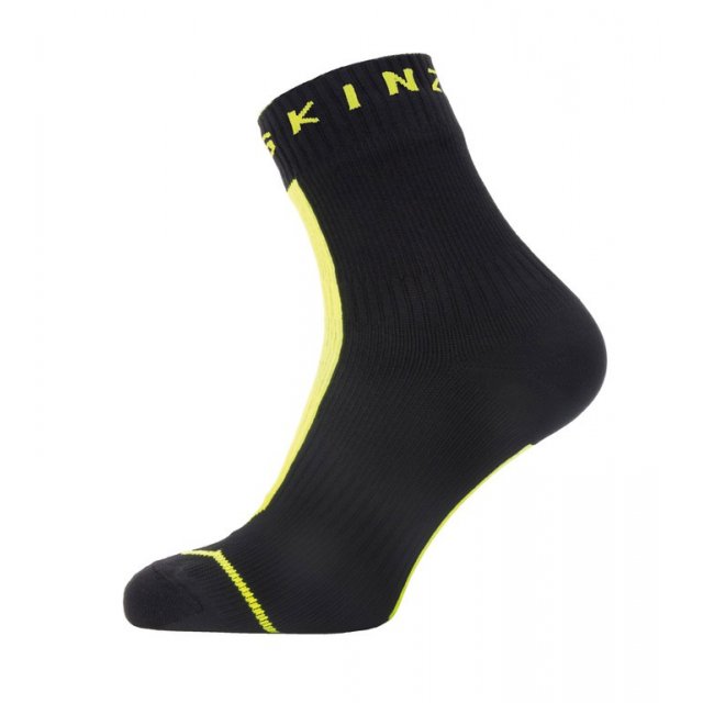 SealSkin - Socken SealSkinz All Weather Ankle Gr.M(39-42)  Hydrostop schwarz/neon gelb