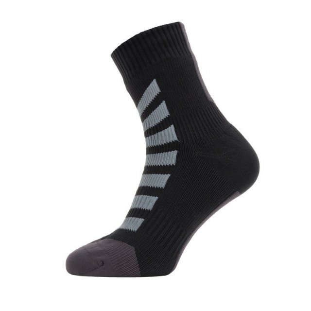 SealSkin - Socken SealSkinz All Weather Ankle Gr.XL (47-49)  Hydrostop schwarz/grau
