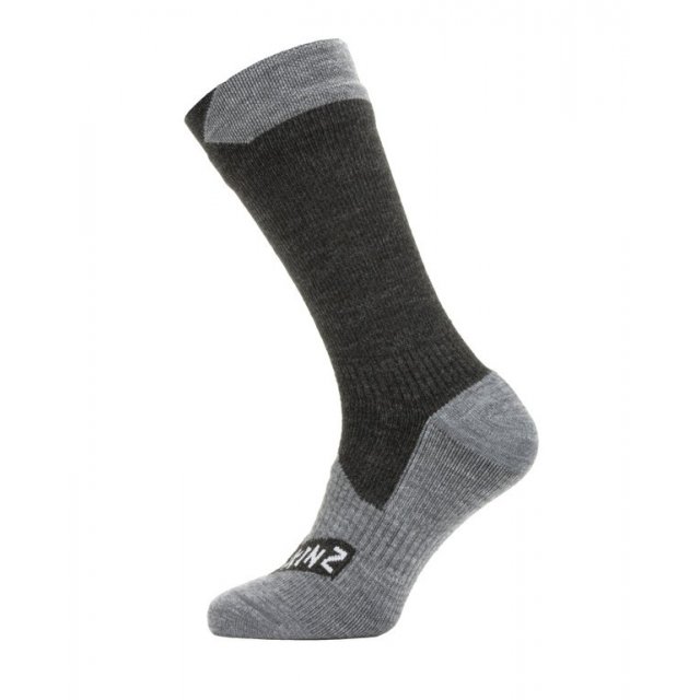 SealSkin - Socken SealSkinz All Weather Mid Length Gr.XL (47-49)  schwarz/grau