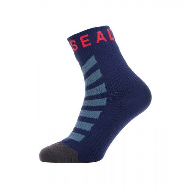 SealSkin - Socken SealSkinz Warm Weather Ankle Gr.S (36-38) Hydrostop navy/grau/rot