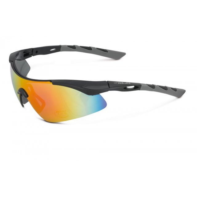 XLC - XLC Sonnenbrille ´KomodoZoll SG-C09 Rahmen schwarz/grau Gläser verspiegelt