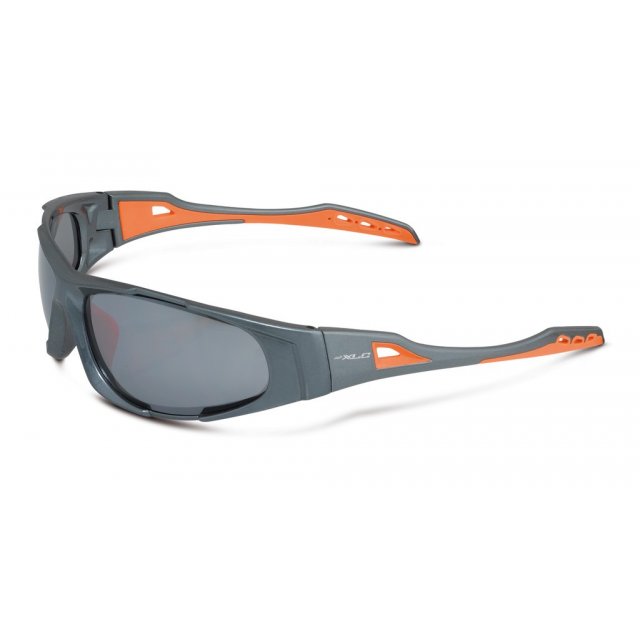 XLC - XLC Sonnenbrille Sulawesi´ SG-C10 Rahmen grau/orange Gläser verspiegelt