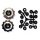 Shimano - Schaltwerk-Leitrollen Set Alu, Shimano kompatibel