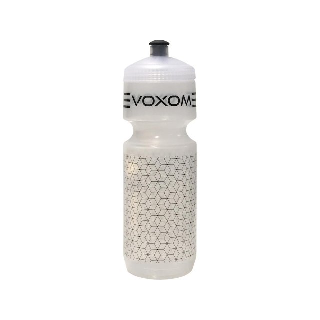 Voxom Wasserflasche F4  klar-schwarz, 750ml