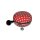 Ding-Dong Glocke Basil Polka Dot red/white dots, Ø 80mm