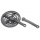 Kettenradgarnitur, Stahl Farbe: schwarz, 150mm, 24/34/42 Zähne, mit KSS